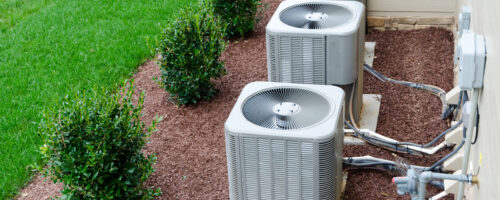 AC units connected to the residential house AC units connected to the residential house